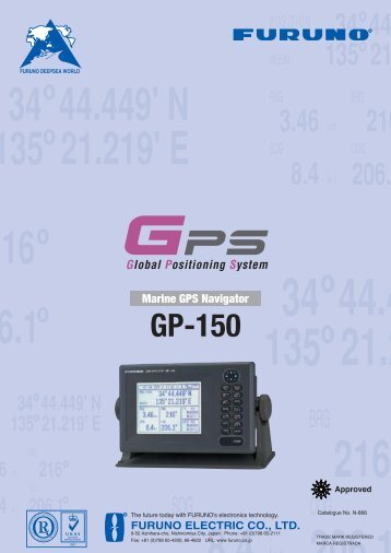 Furuno gps navigator gp-150   